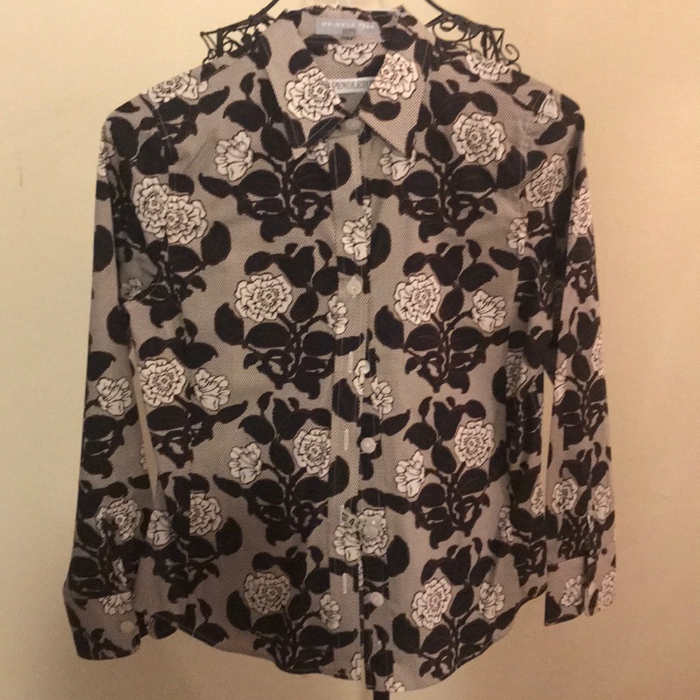 Owens wrinkle-free fitted shirt